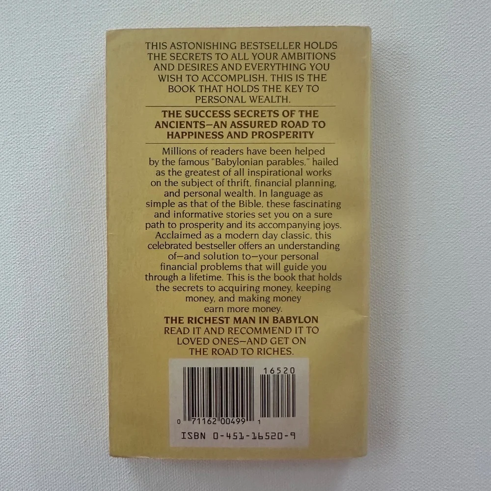 The Richest Man In Babylon George Clason Book - Picture 7 of 7